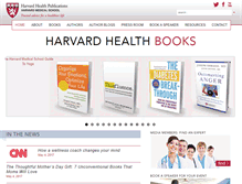 Tablet Screenshot of harvardhealthbooks.org
